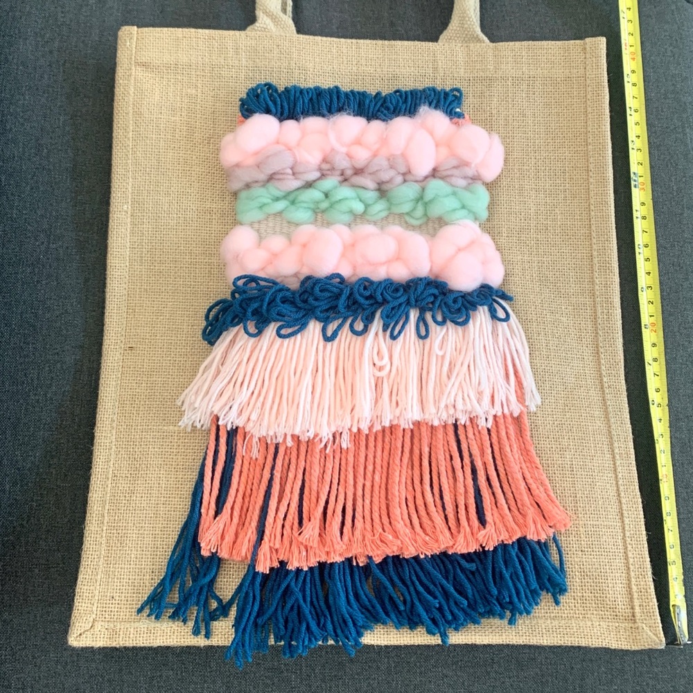 Hand made macrame bag